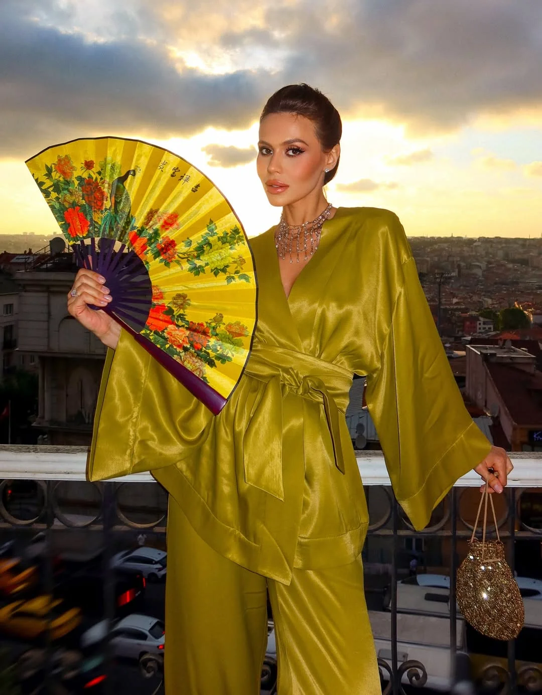 fall fashion for women over 40 2026 Olive Satin for an Unforgettable Evening