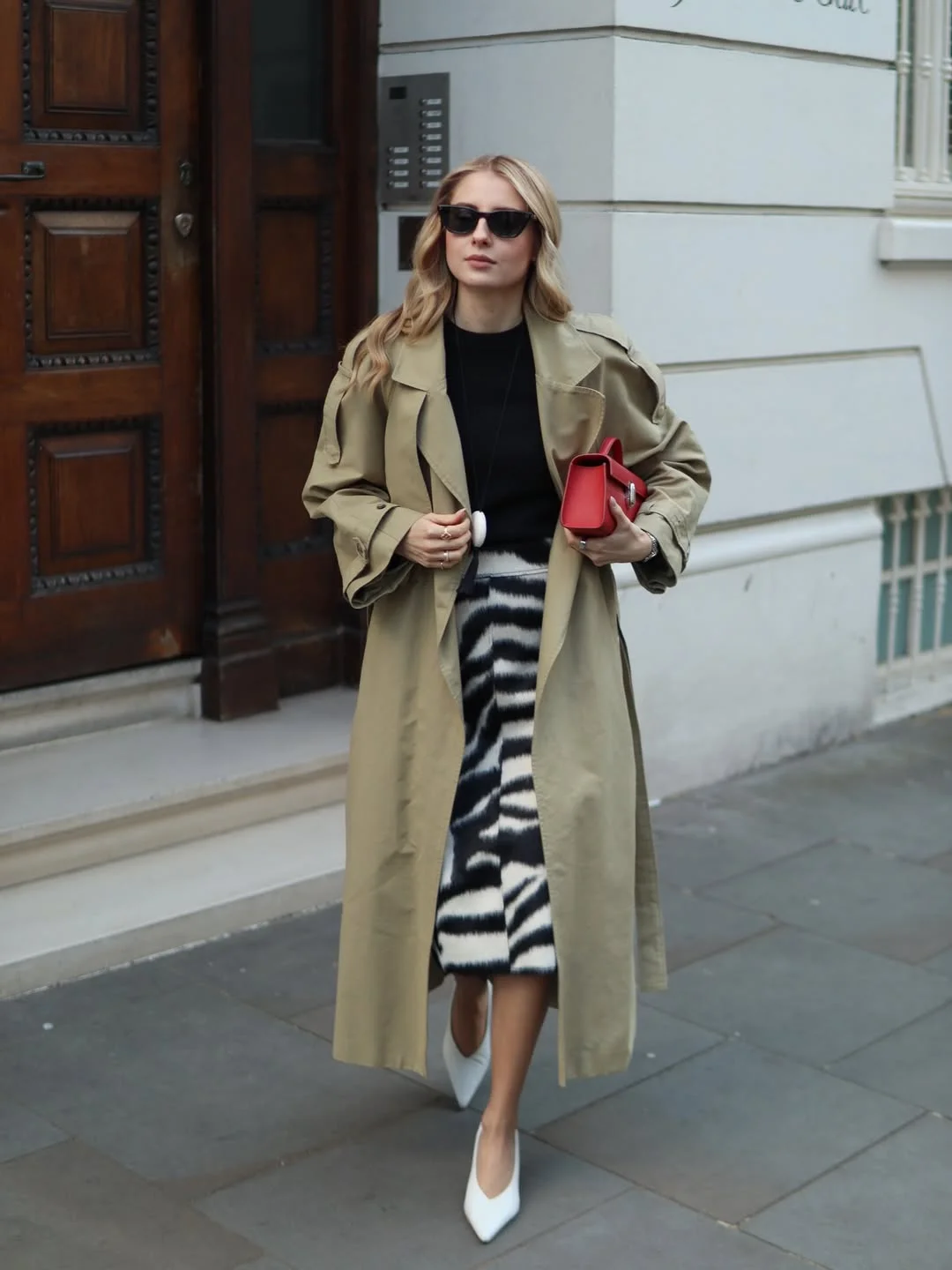 Fall Fashion Outfits 2026 Classic Trench Coat With Statement Pattern Mixing