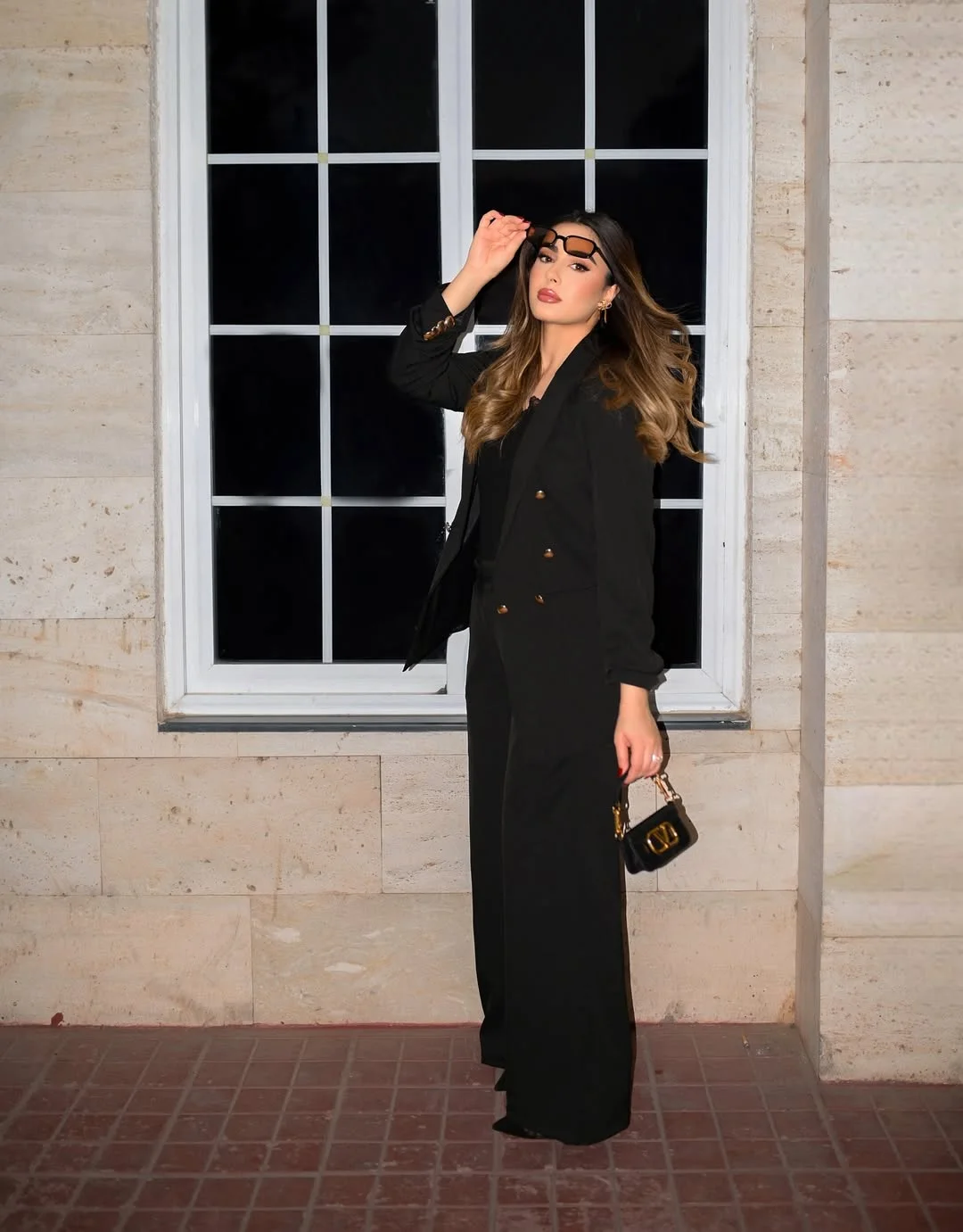 fall fitted blazer outfit 2026 Elegant Black Blazer for Evening Moments