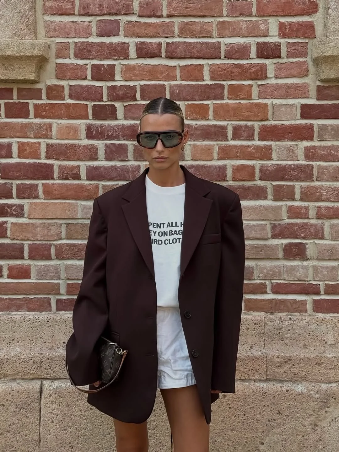 fall fitted blazer outfit 2026 The Statement Blazer and Shorts Combination