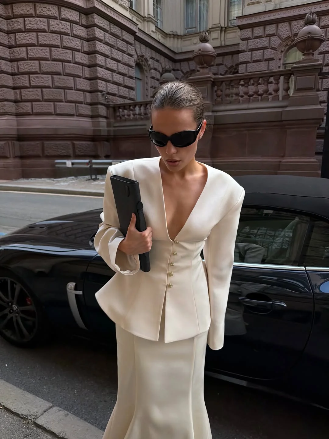 fall office outfits for women 2026 Minimalist Ivory Elegance for the Modern Executive