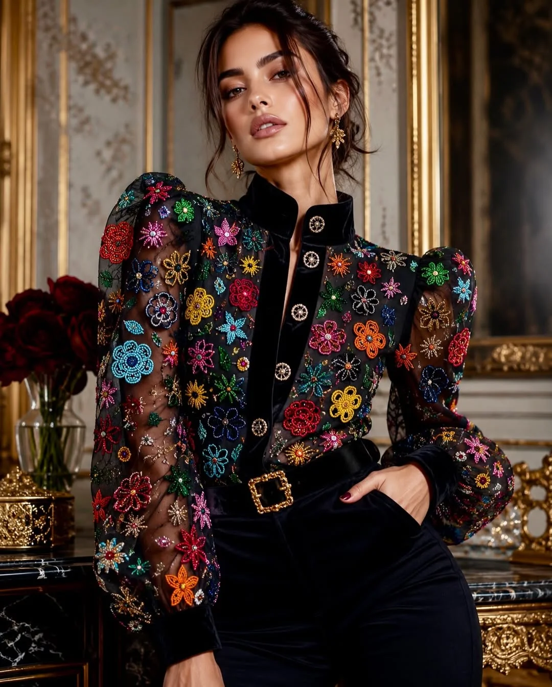 fall office outfits for women 2026 Colorful Embroidery That Brings Personality to Workwear