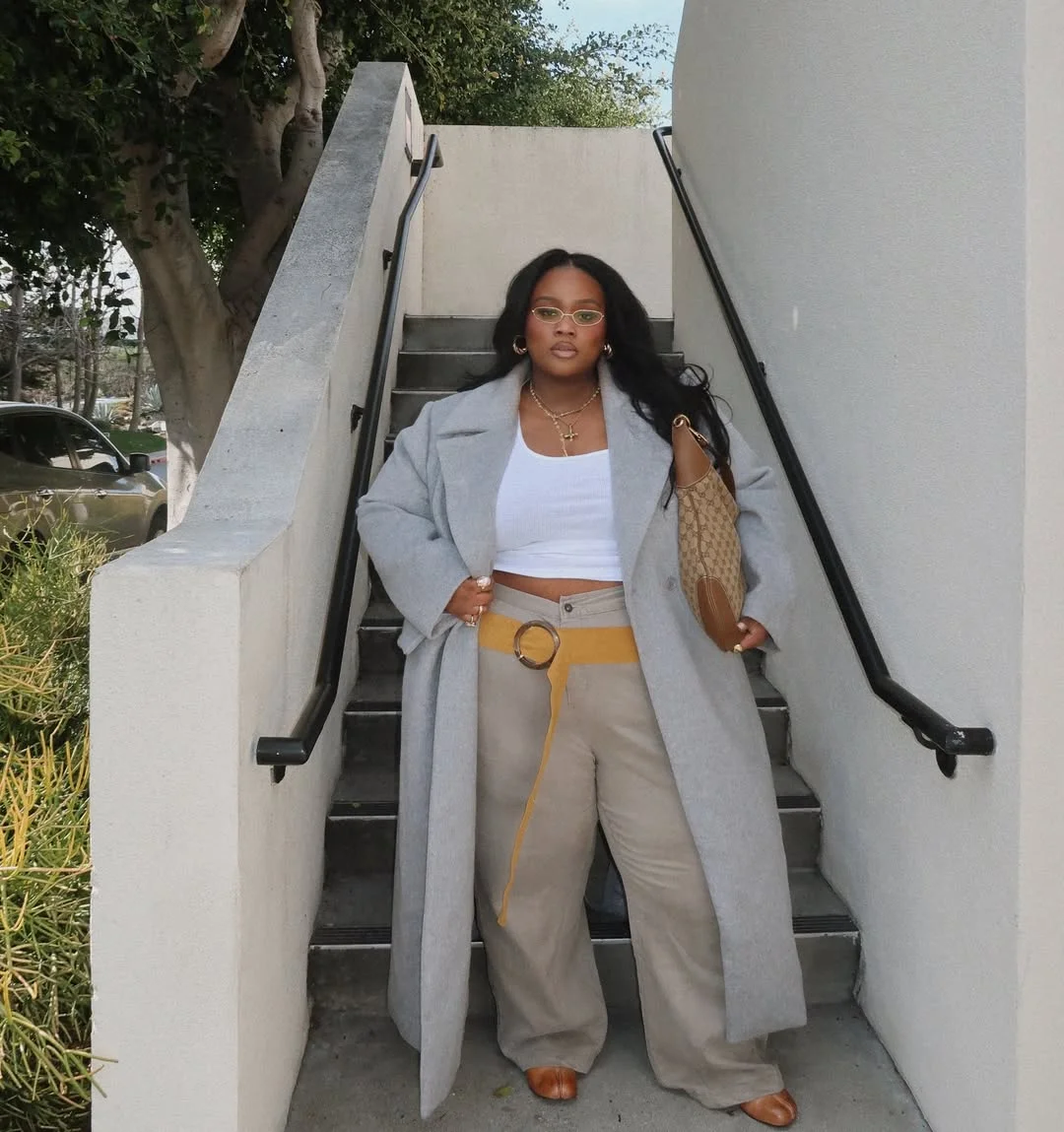 fall outfits for plus size women 2026 Soft Neutrals With Elevated Layers