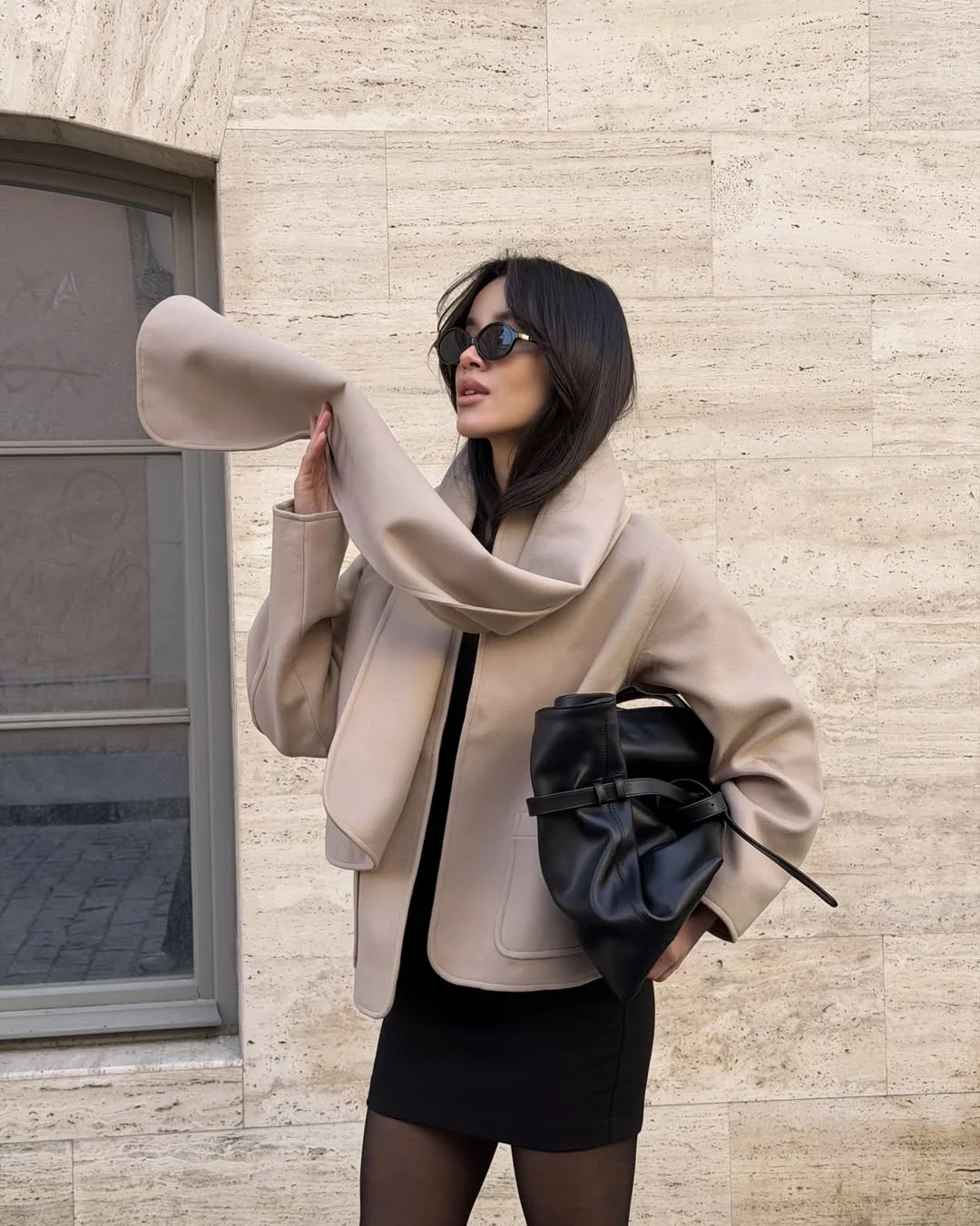 fall outfits ideas 2026 Elegant Neutral Layers With a Modern City Feel