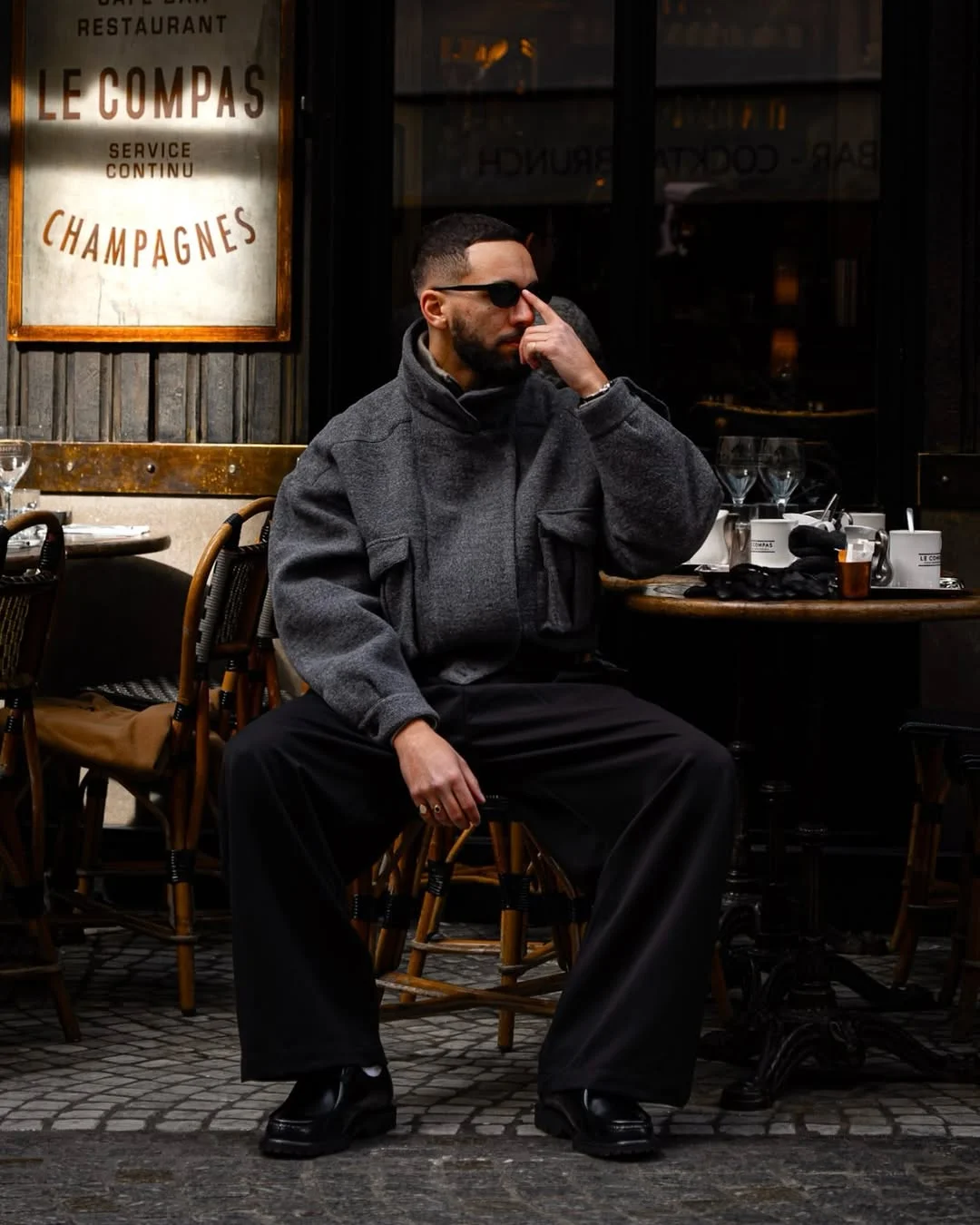 fall outfits ideas for men 2026 Dark Minimalist Streetwear Energy