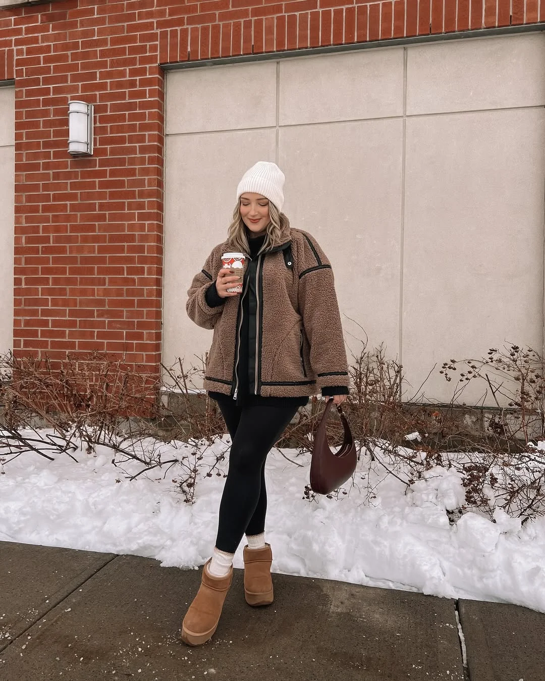 fall outfits with boots and leggings 2026 Cozy Neutral Layers for Everyday Comfort