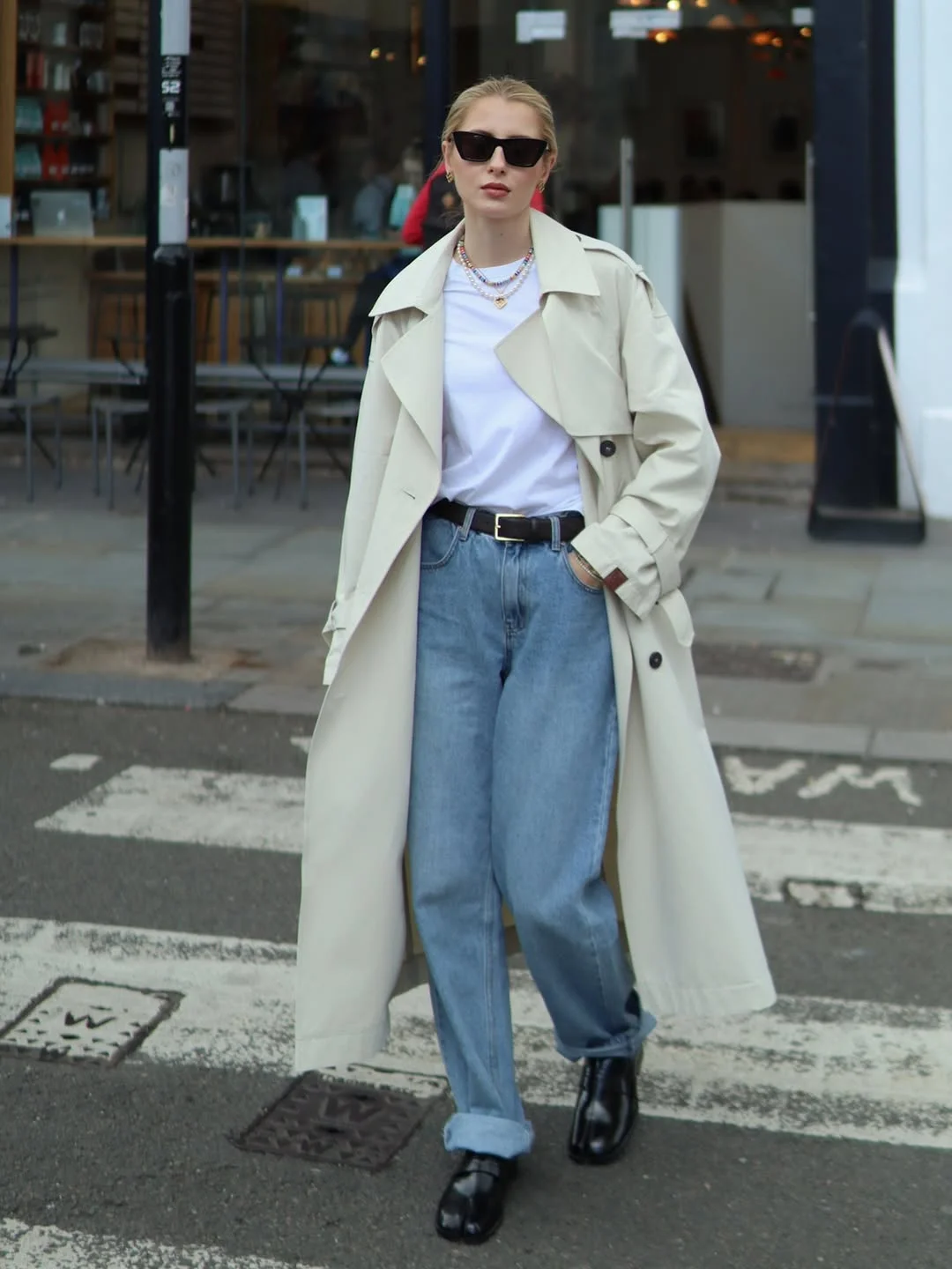 fall outfits with coat 2026 Relaxed Trench And Denim For Everyday Style