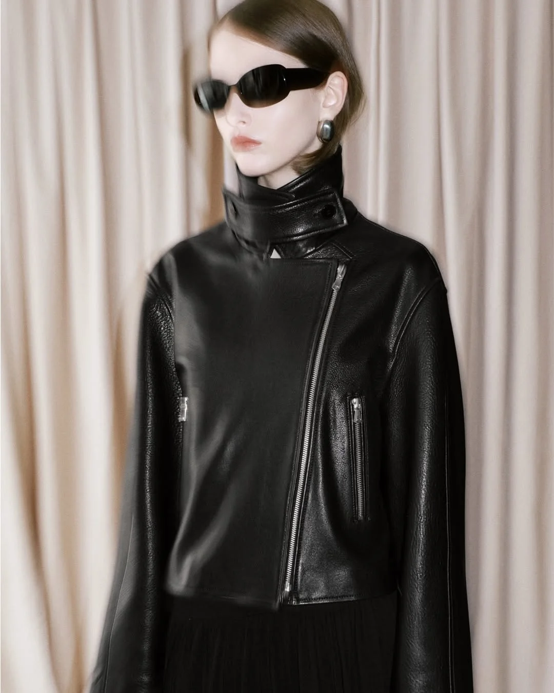 fall outfits with jacket 2026 Minimalist Leather Jacket with Quiet Luxury Energy