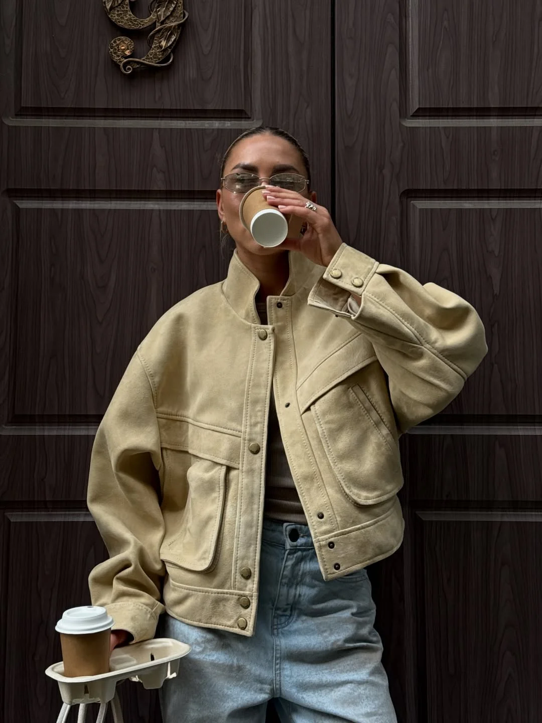 fall outfits with jacket 2026 Light Neutral Jacket and Everyday Denim