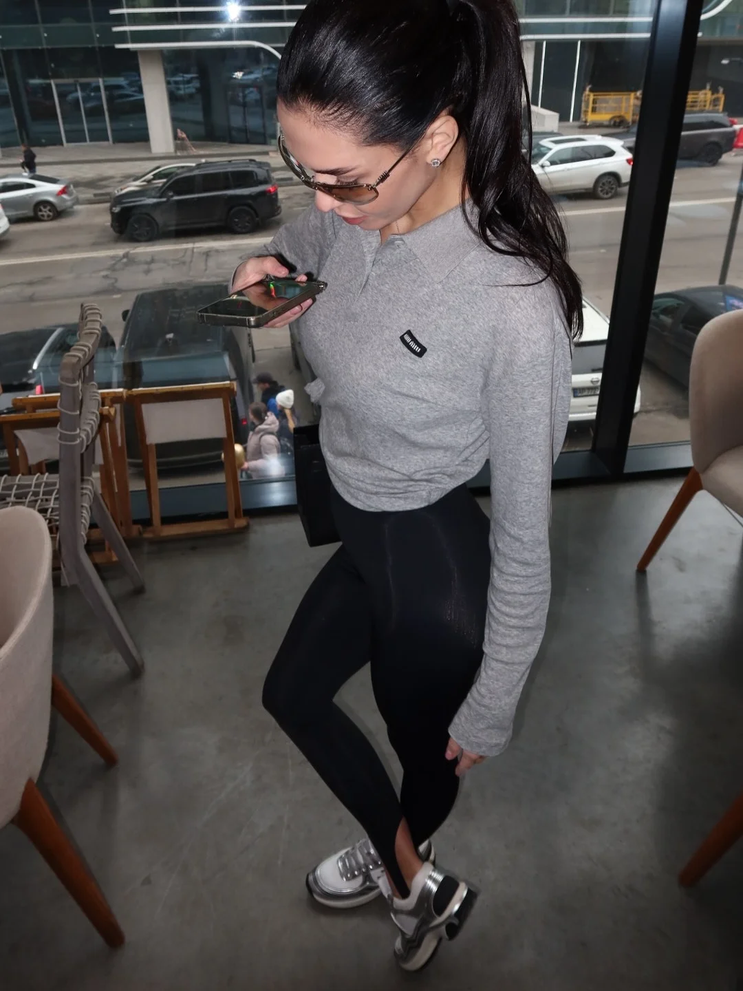 fall outfits with leggings and sneakers 2026 Sporty Monochrome with a Modern Edge