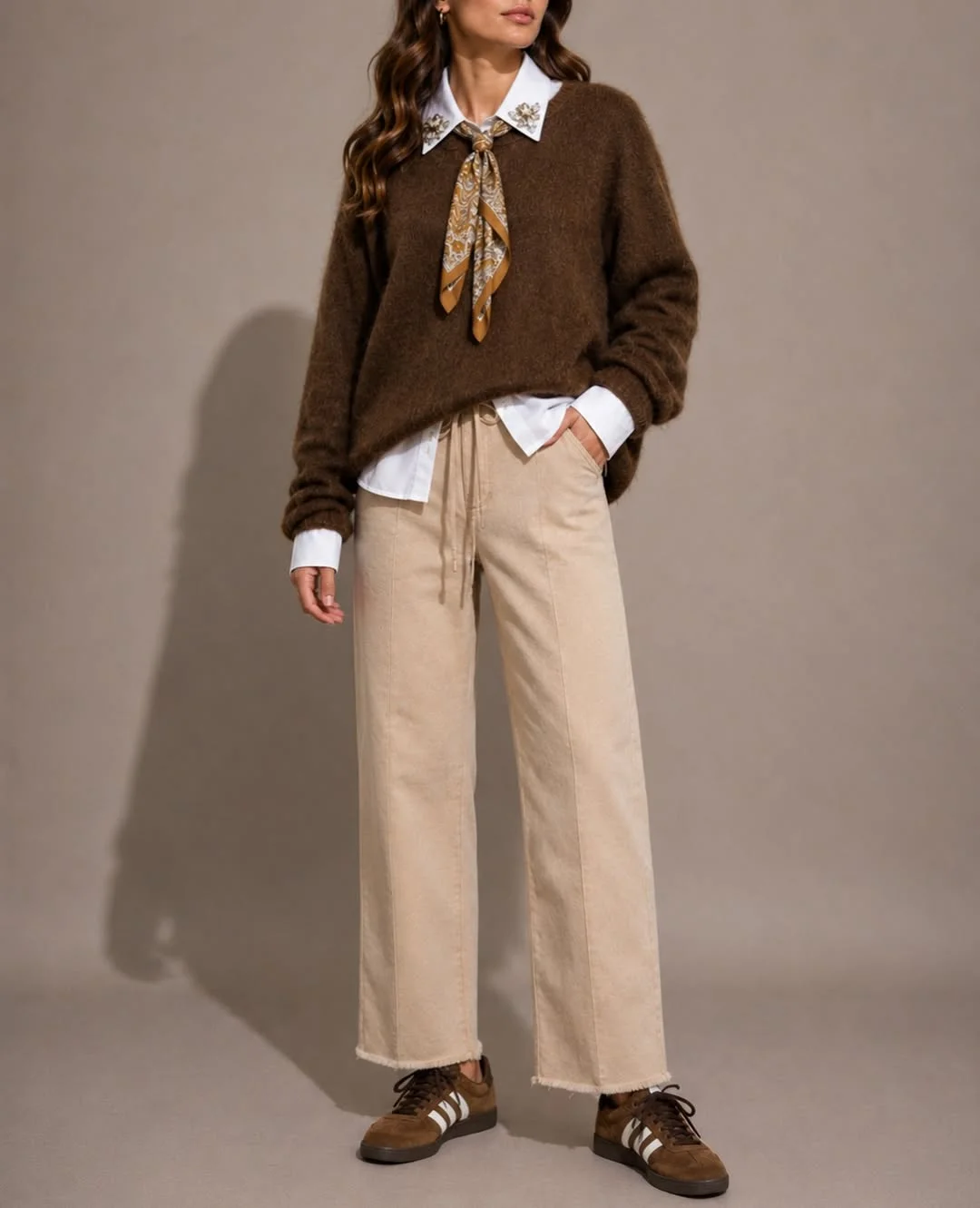 fall outfits with sweater 2026 Layered Sweater and Button Up Charm