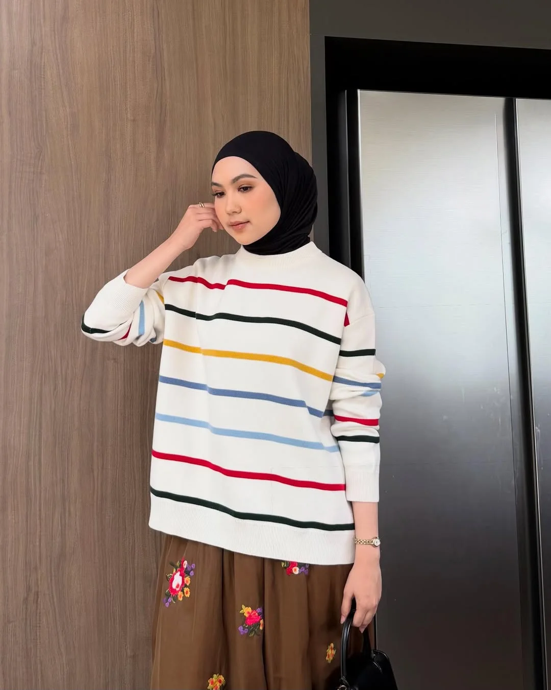 fall outfits with sweater 2026 Playful Stripes For Everyday Autumn Comfort