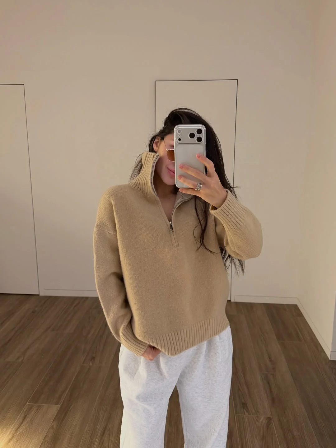 fall outfits with sweater 2026 Minimalist Quarter Zip For Everyday Comfort