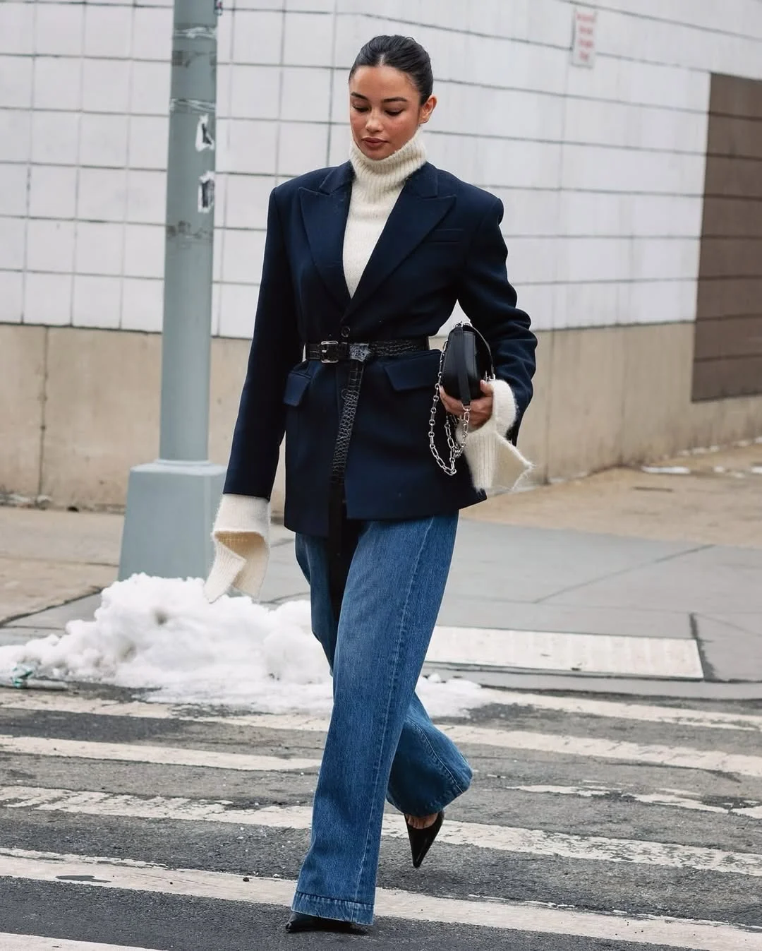 fall street style nyc aesthetic 2026 Tailored Layers with a Modern Edge