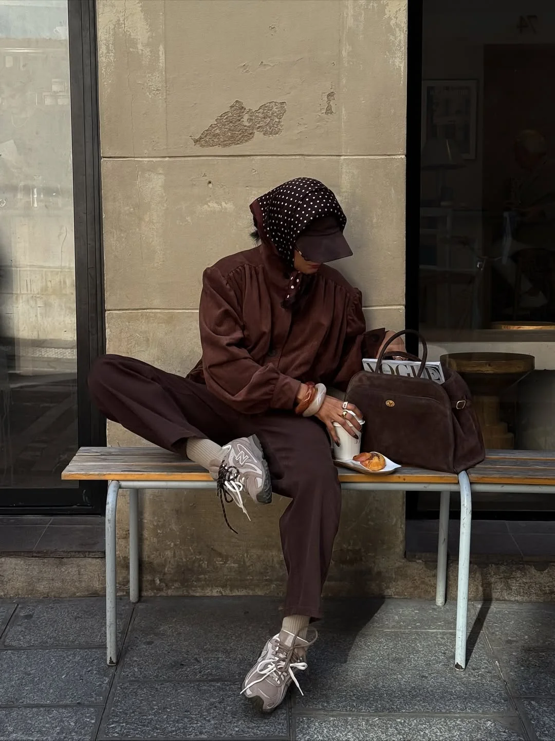 fall street style nyc aesthetic 2026 Chocolate Brown Streetwear Revival