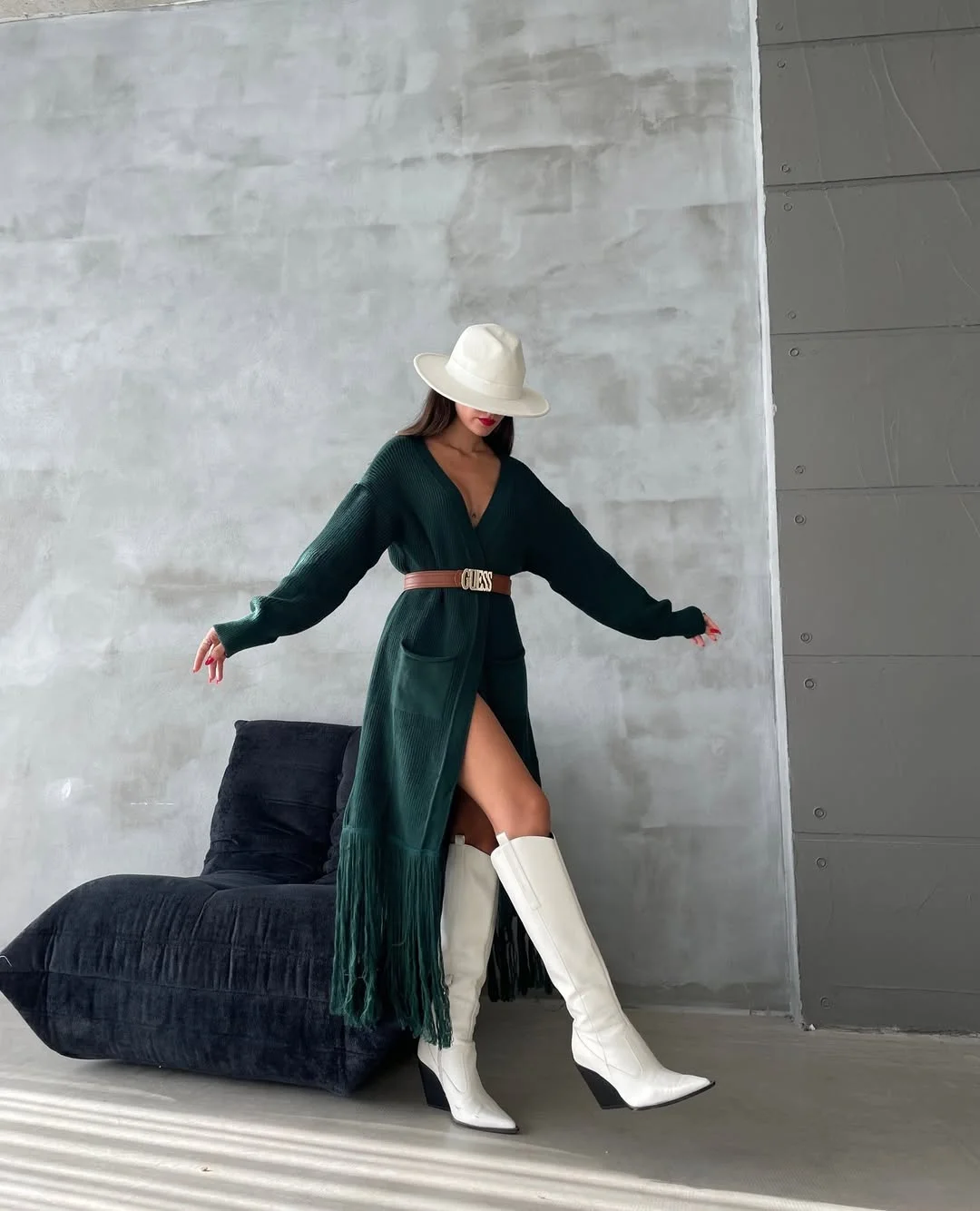 fall travel wardrobe for women 2026 Statement Knitwear for Destination Evenings
