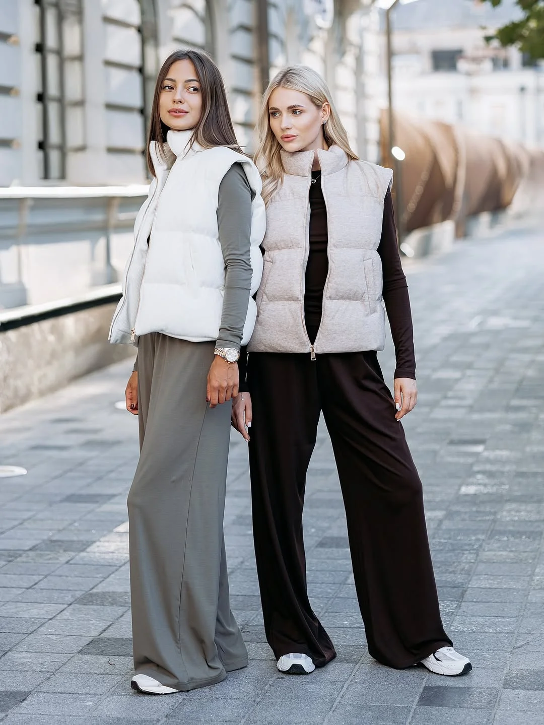 fall vest outfits for women 2026 Relaxed Neutral City Layers