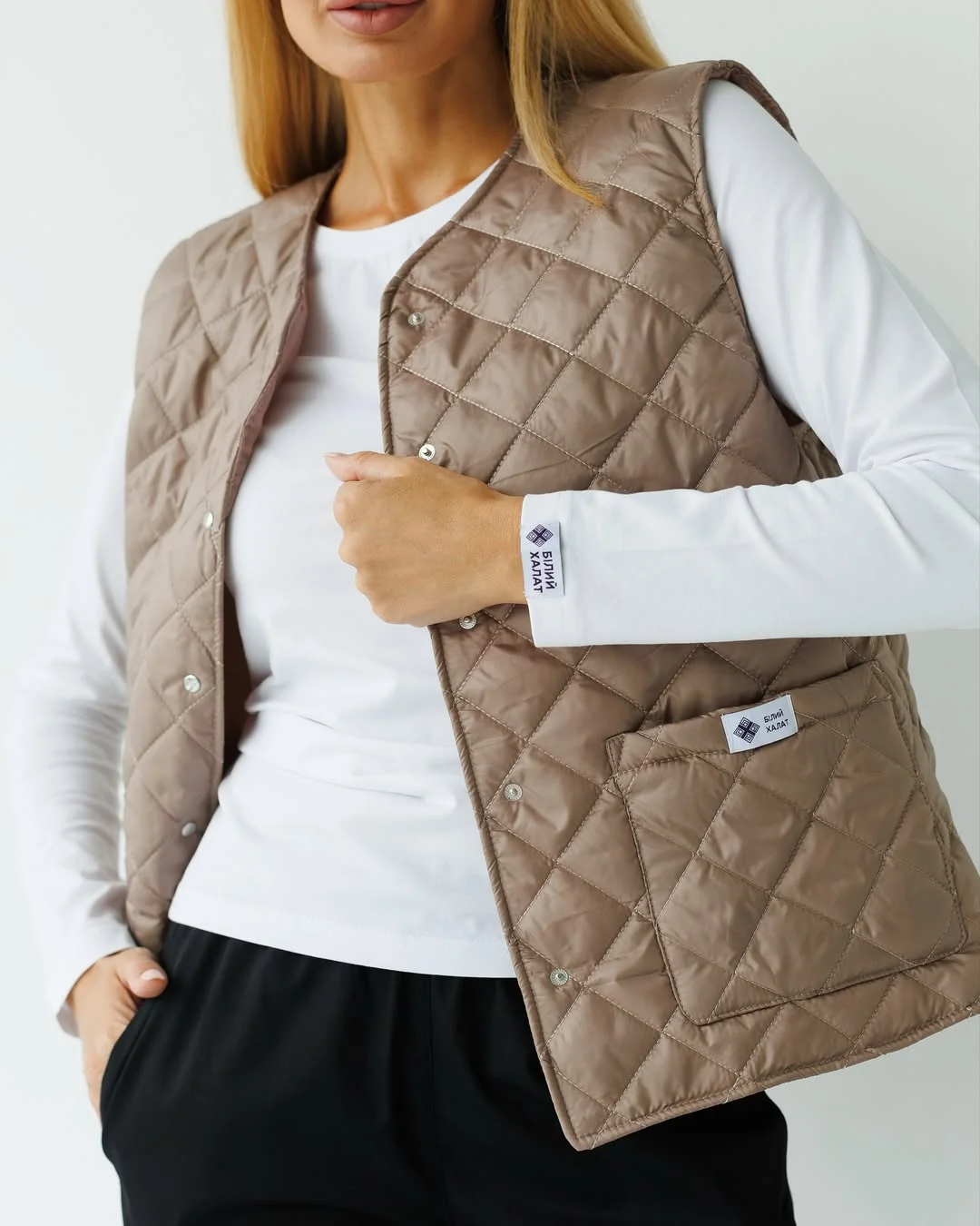 fall vest outfits for women 2026 Minimalist Quilted Neutrals