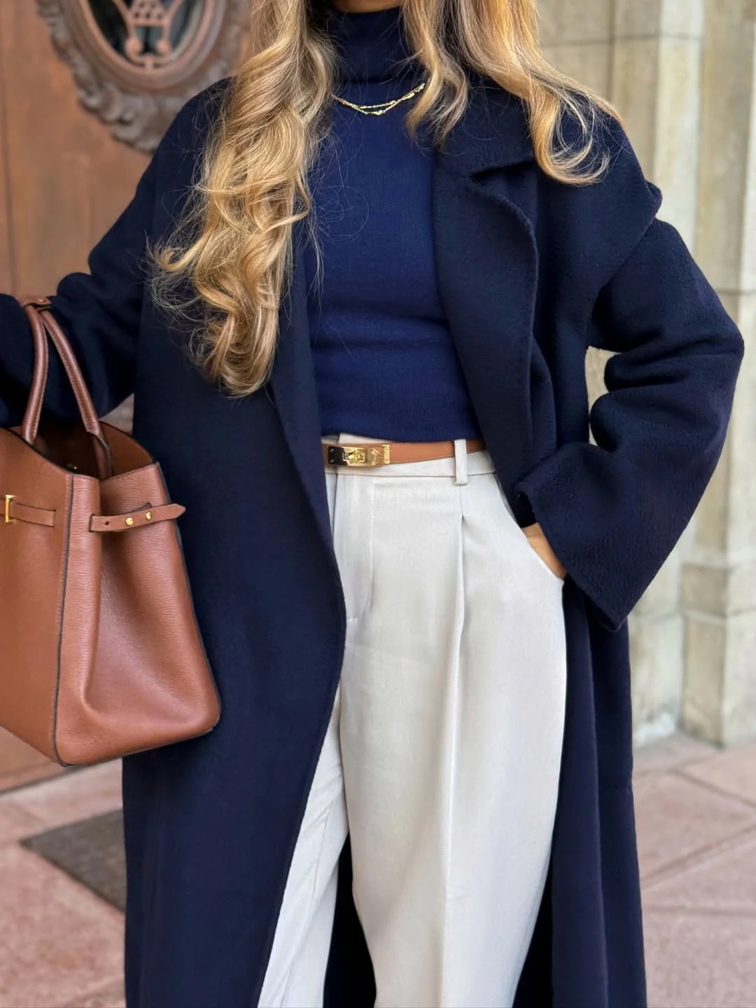 fall work outfits 2026 Navy Minimalism with Timeless Tailoring