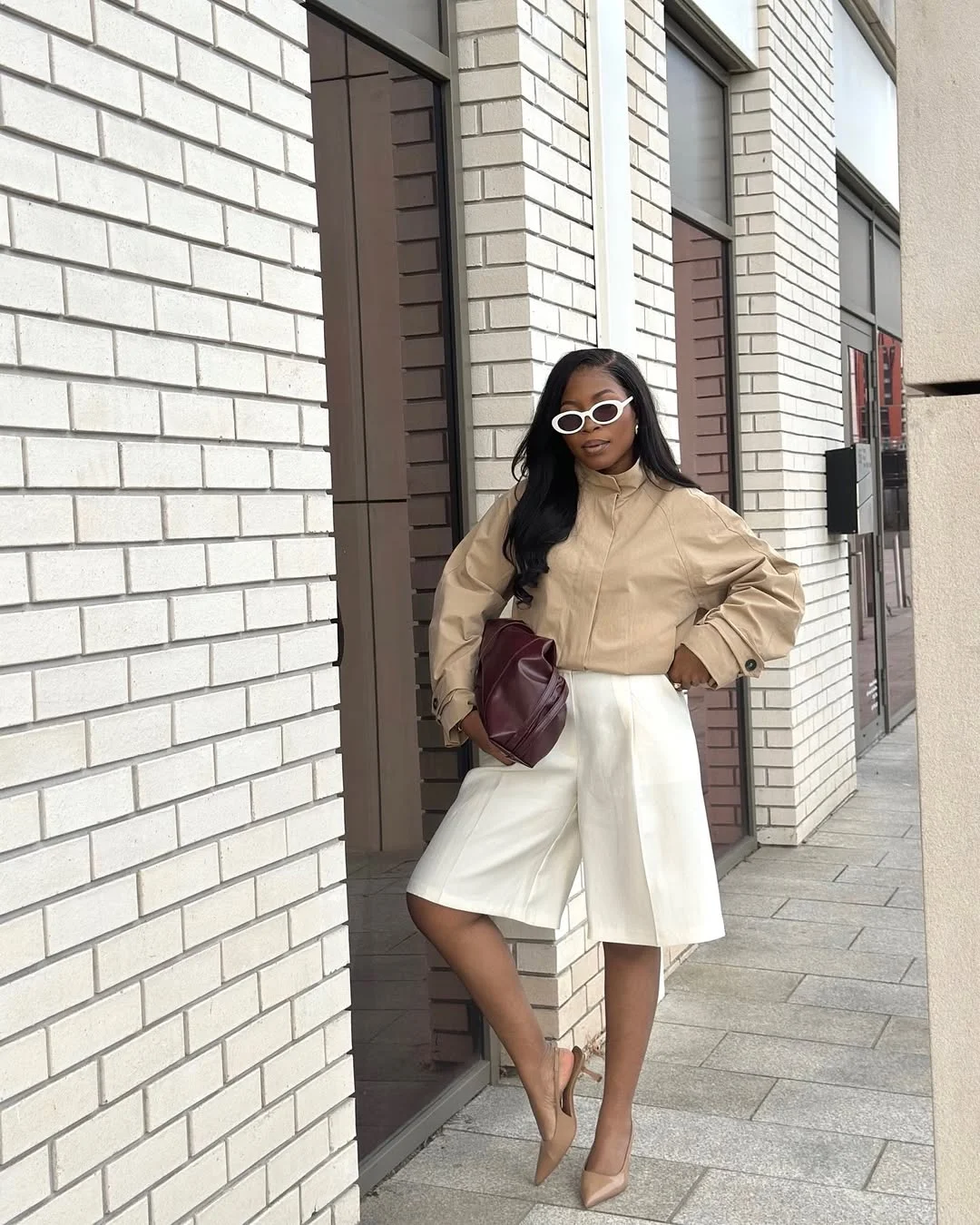 fall work outfits 2026 Tailored Bermuda Shorts for Early Fall