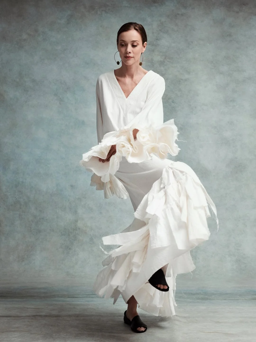 july fashion trends 2026 Artful Ruffles in Modern White