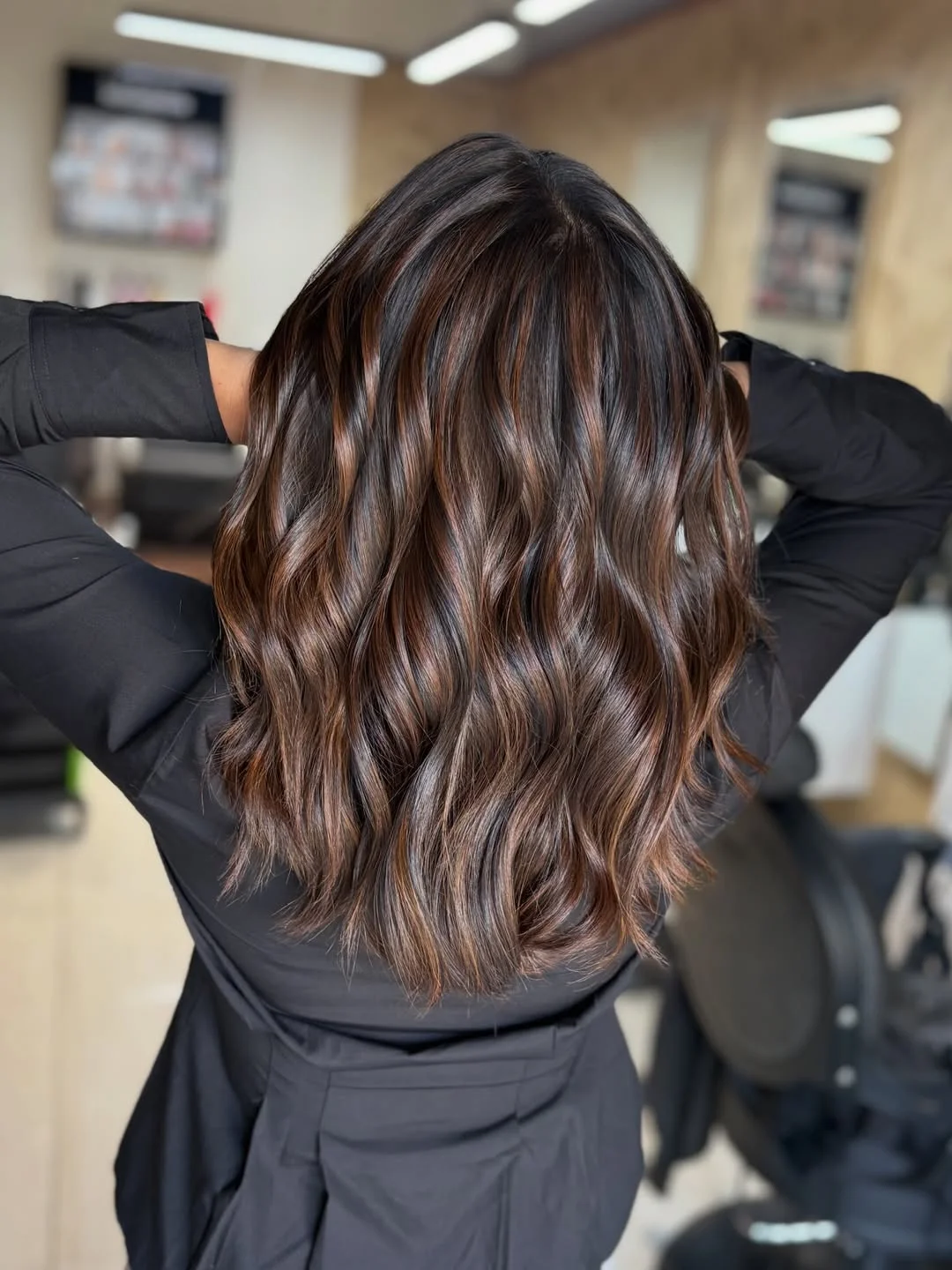 july hair colour ideas 2026 Espresso Gloss Dimension