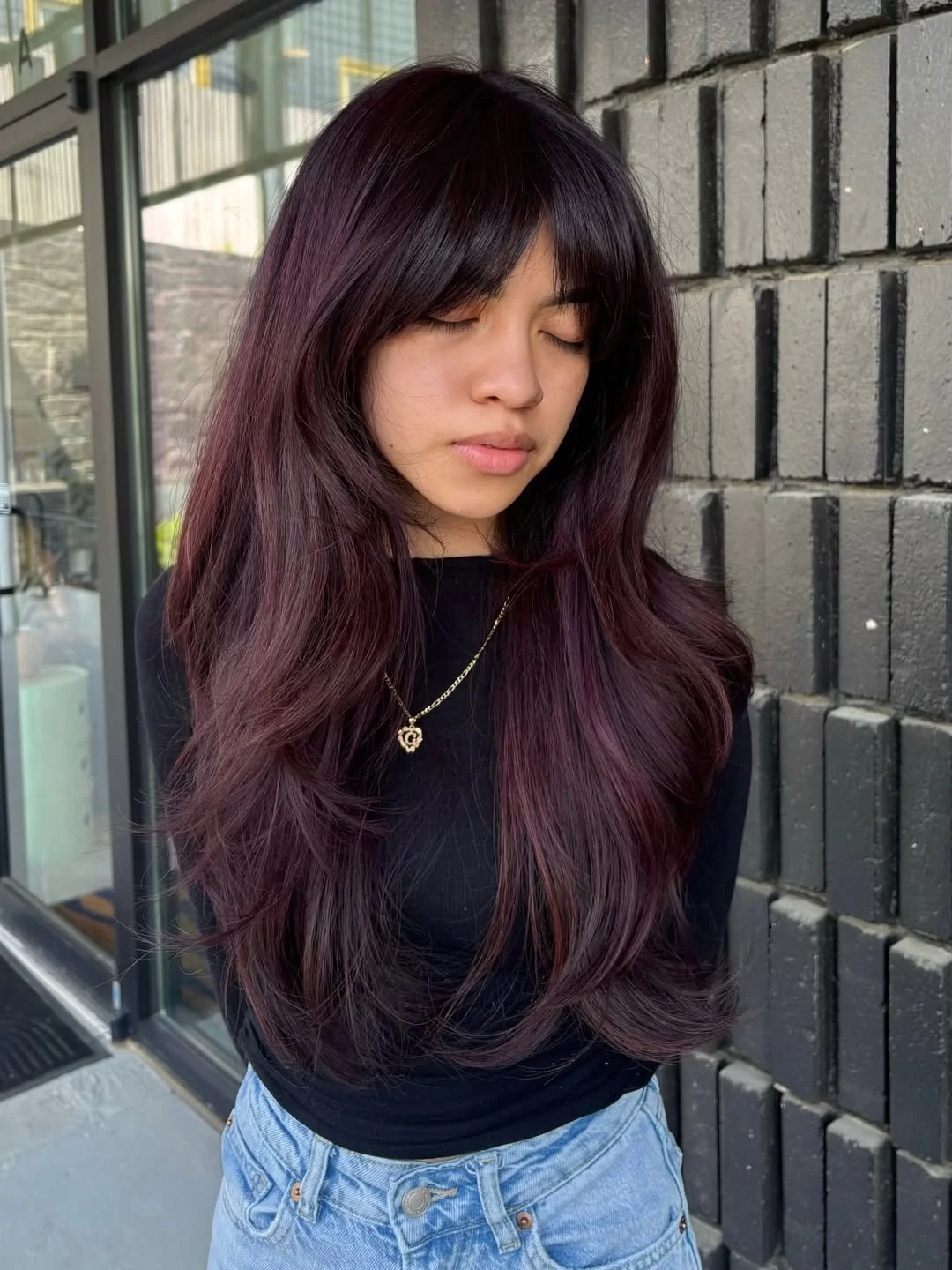 july hair colour ideas 2026 Black Cherry Velvet