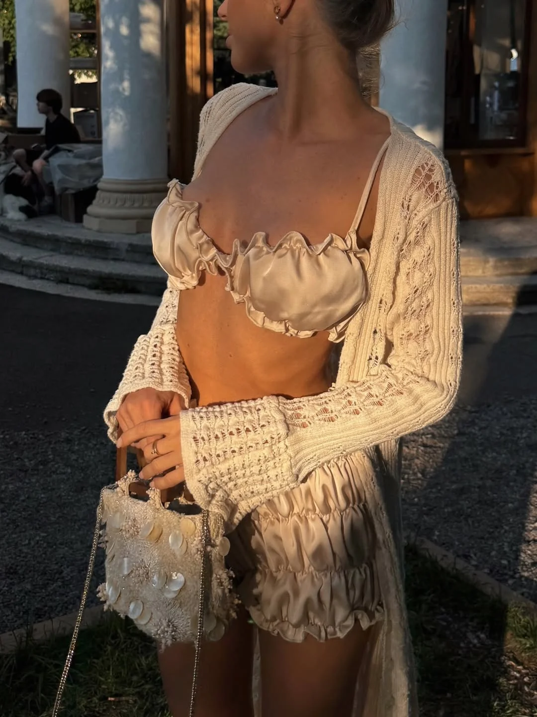 july outfits ideas 2026 Romantic Resort Neutrals With a Modern Twist