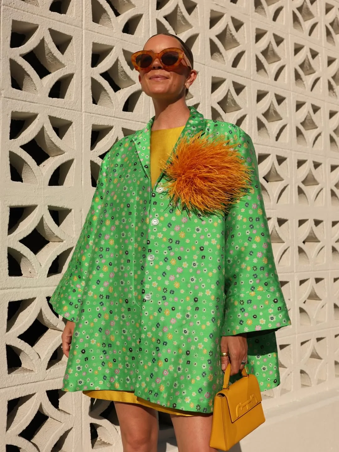 july outfits ideas 2026 Bold Green Prints for a Joyful Summer Statement