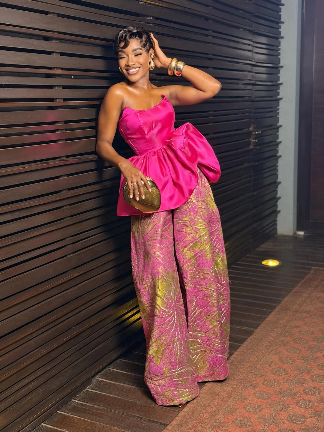 july outfits ideas 2026 Fuchsia Glamour With Statement Volume