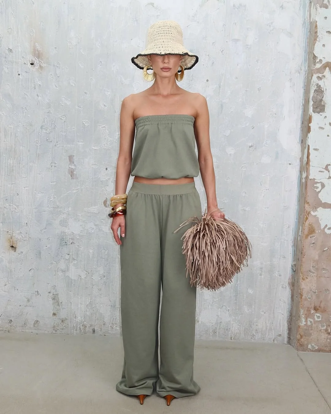 july outfits ideas 2026 Relaxed Sage Green for Hot July Days
