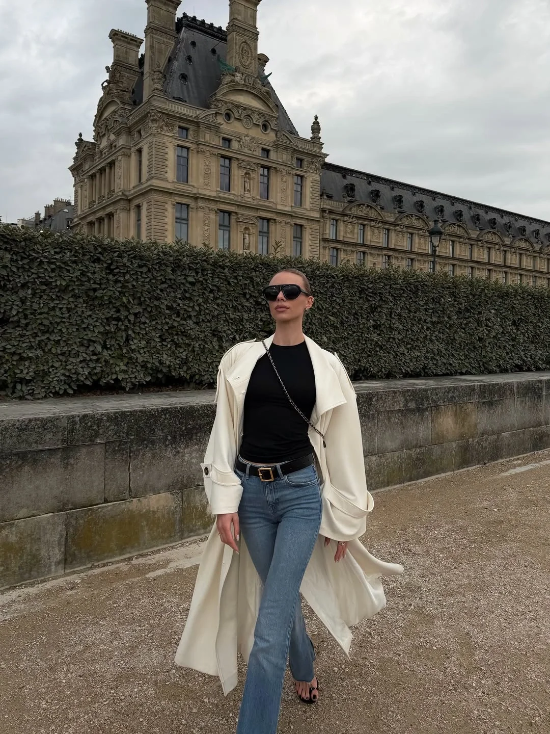 modest fall outfits 2026 Parisian Inspired Denim Elegance