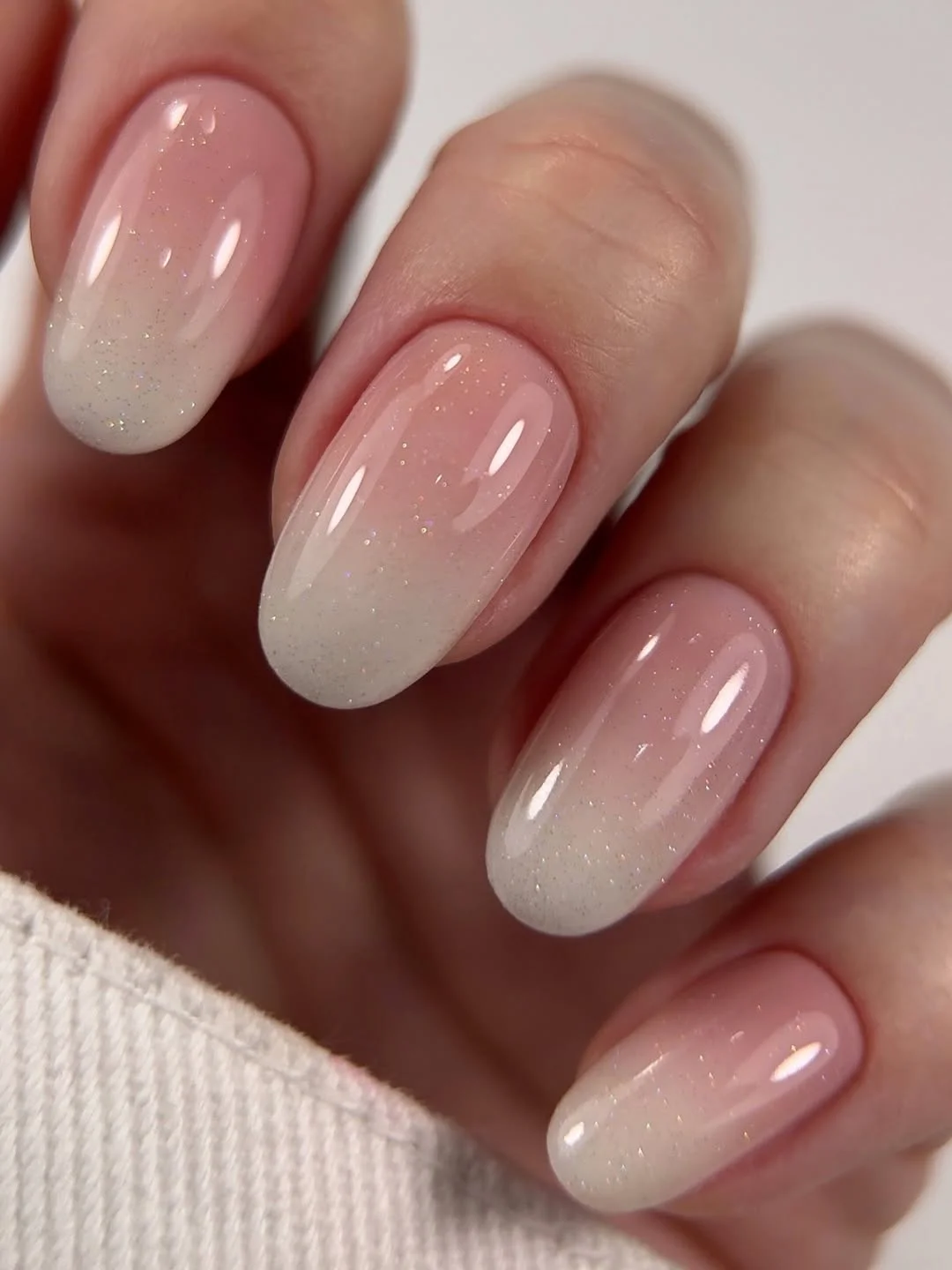 plain summer nails 2026 Milky Ombre French Fade