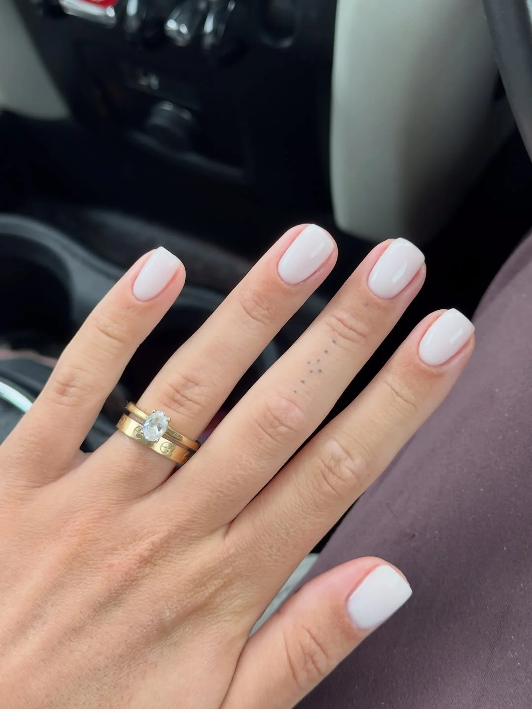 plain summer nails 2026 Milky White Minimalist Perfection