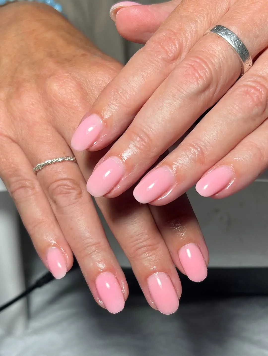 plain summer nails 2026 Soft Pink Everyday Elegance