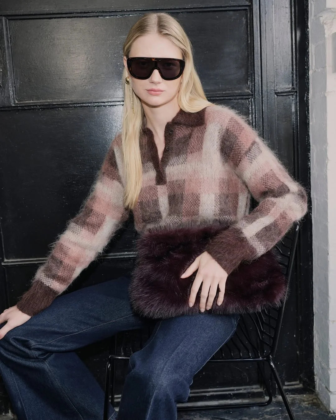 what are must-have fall outfits for 2026 Cozy Plaid Knit Revival