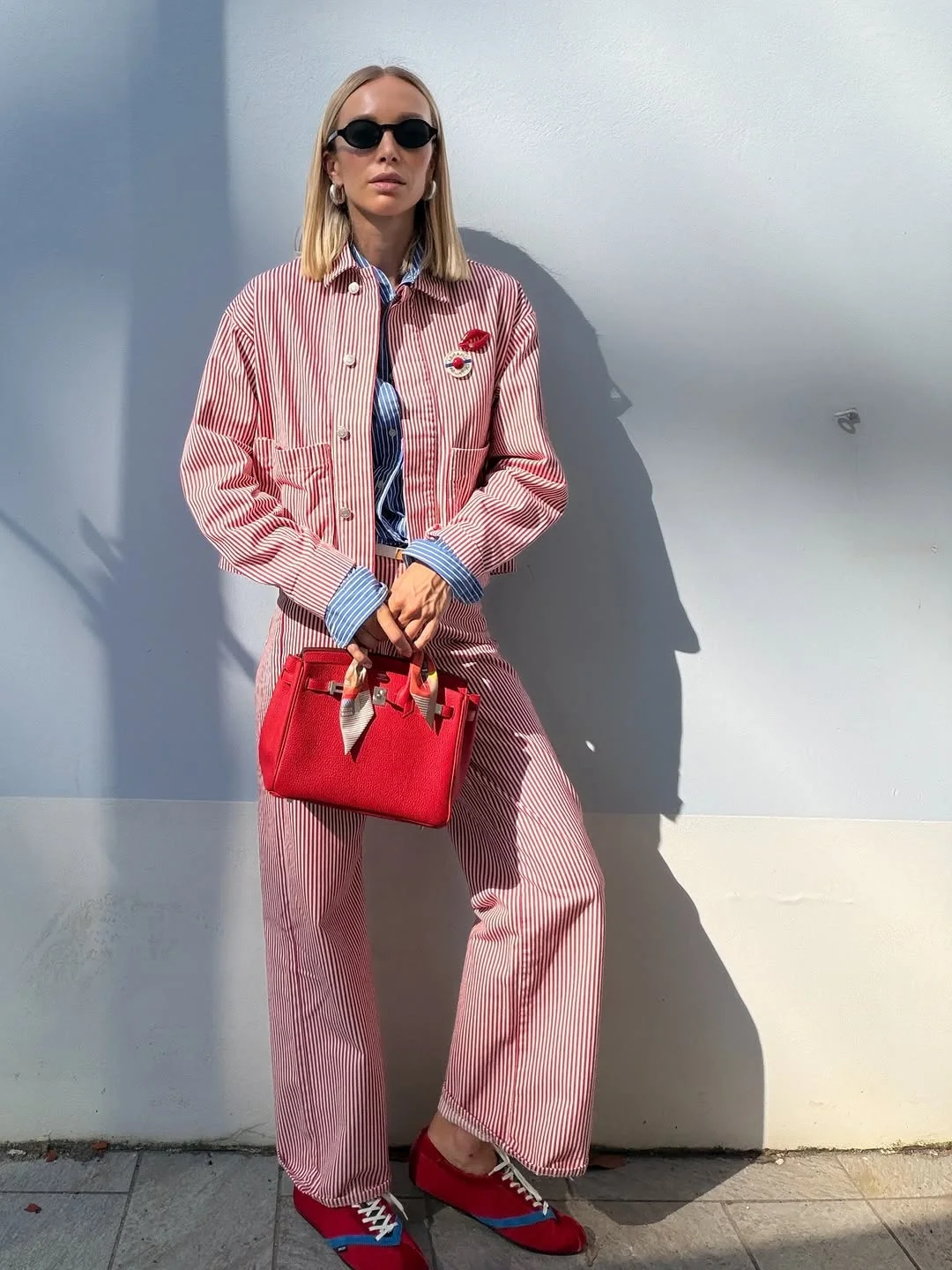 what are the best fall outfits for casual days? Playful Stripes With Vintage Energy