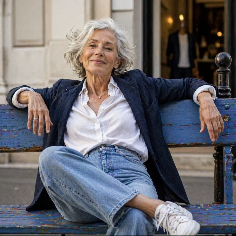 what to wear in fall 2026 over 50 Relaxed Denim and Tailoring That Never Feels Dated