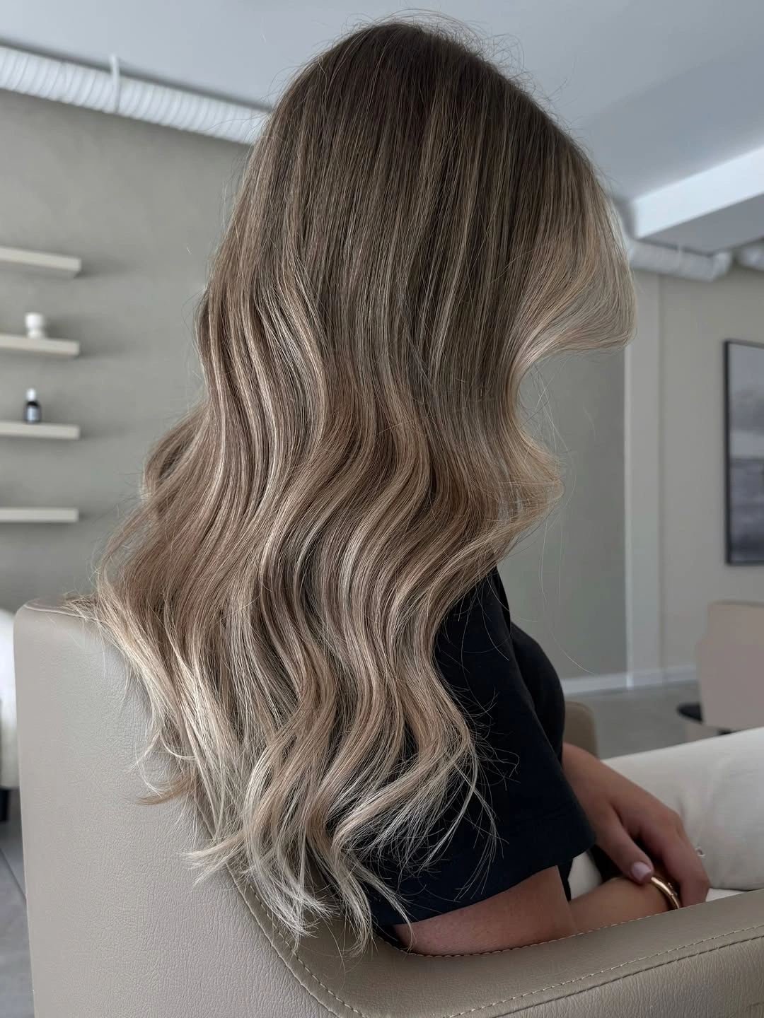 babylights hair ideas Cool Mushroom Babylights For Long Hair