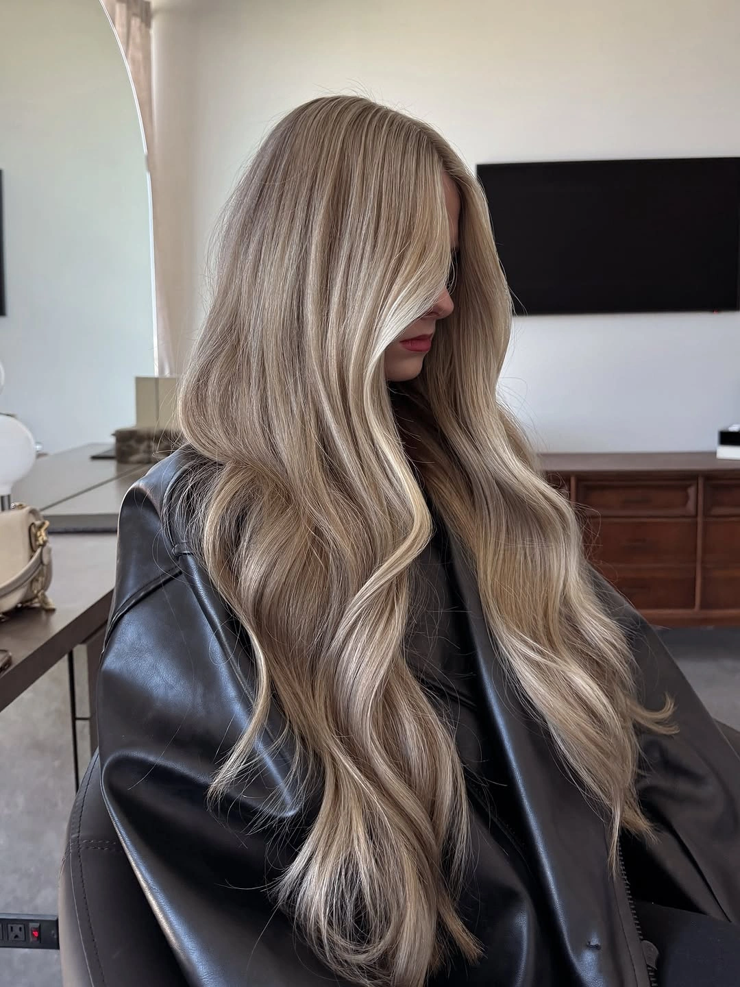 beige blond hair color Soft Sandy Blonde With Seamless Dimension