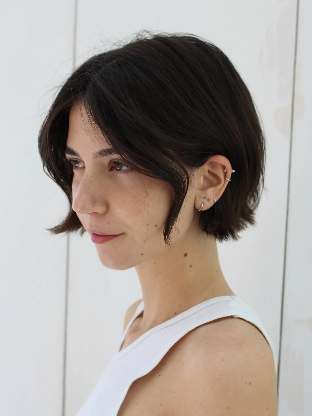 bixie haircut Minimalist Bixie With Soft Curtain Pieces