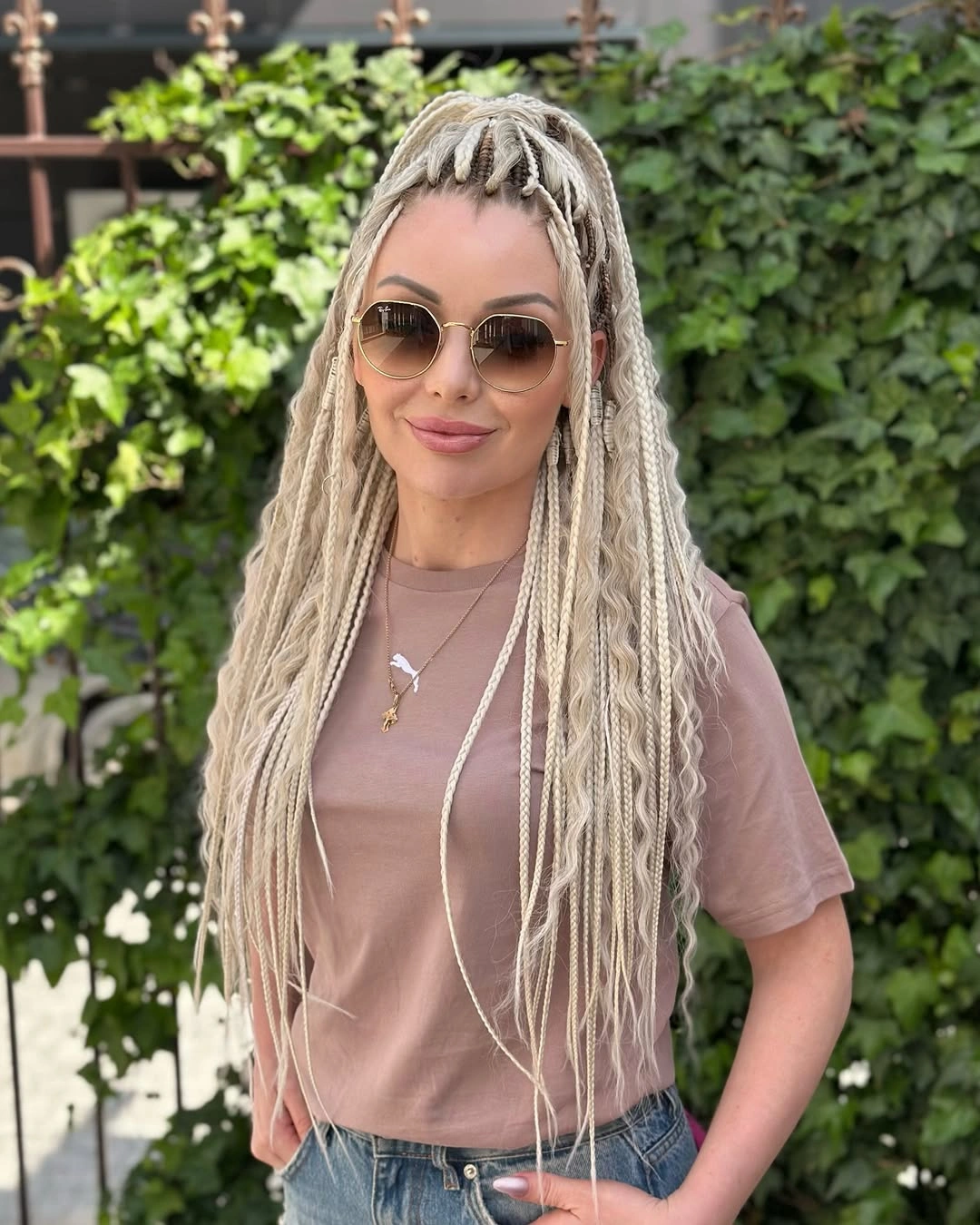 bora bora braids hairstyle Half Up Beach Braids