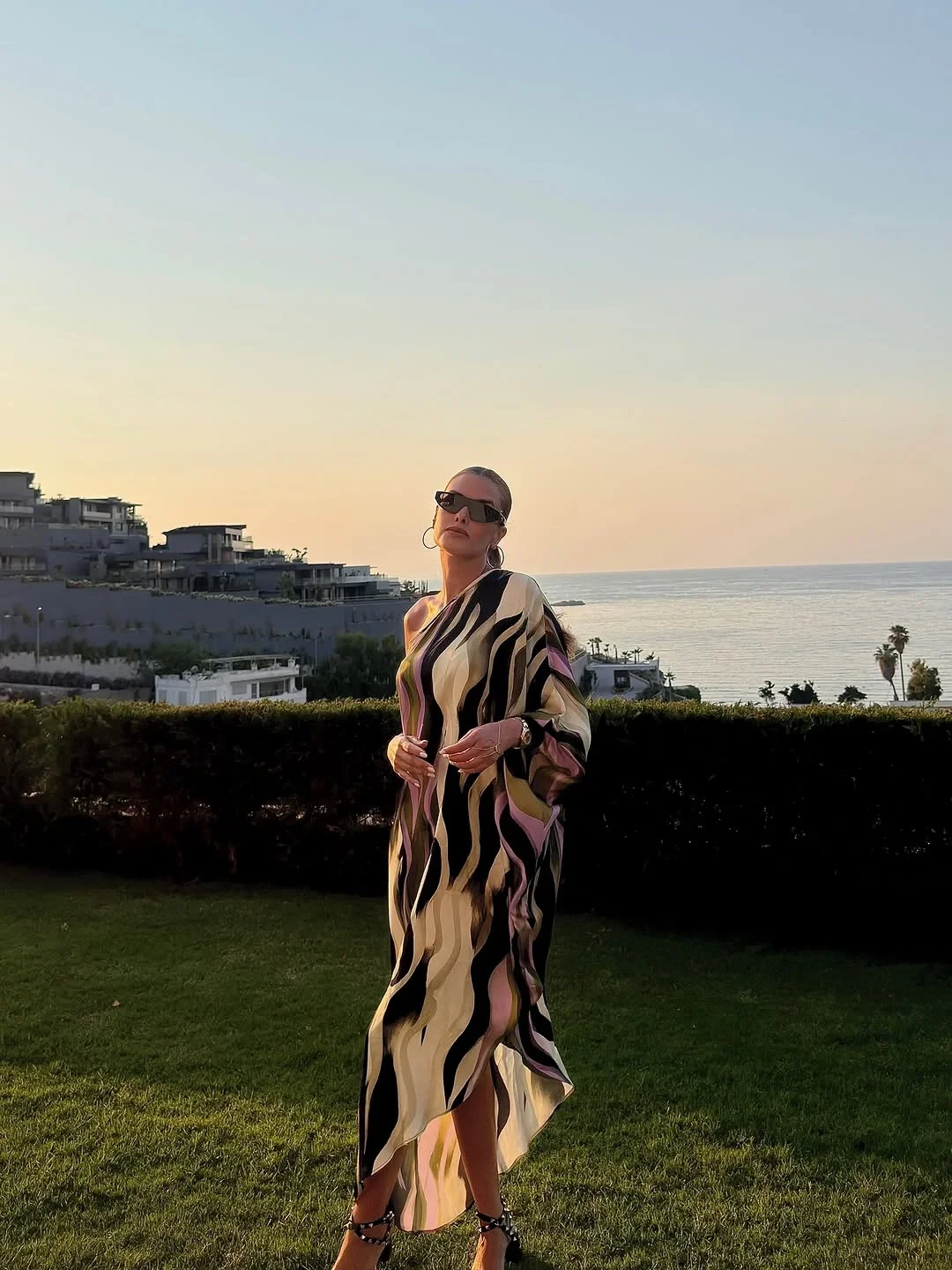 brunch outfit fall 2026 An Artistic Maxi Dress That Speaks Before You Do