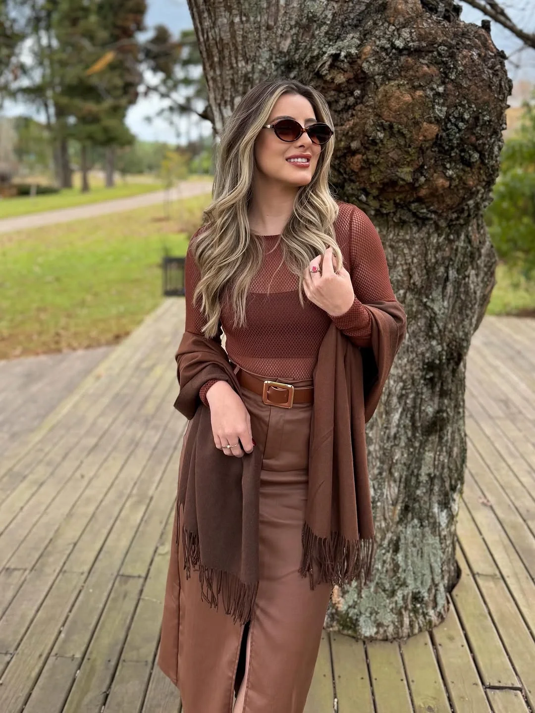brunch outfit fall 2026 Chocolate Brown Feels Richer Than Ever
