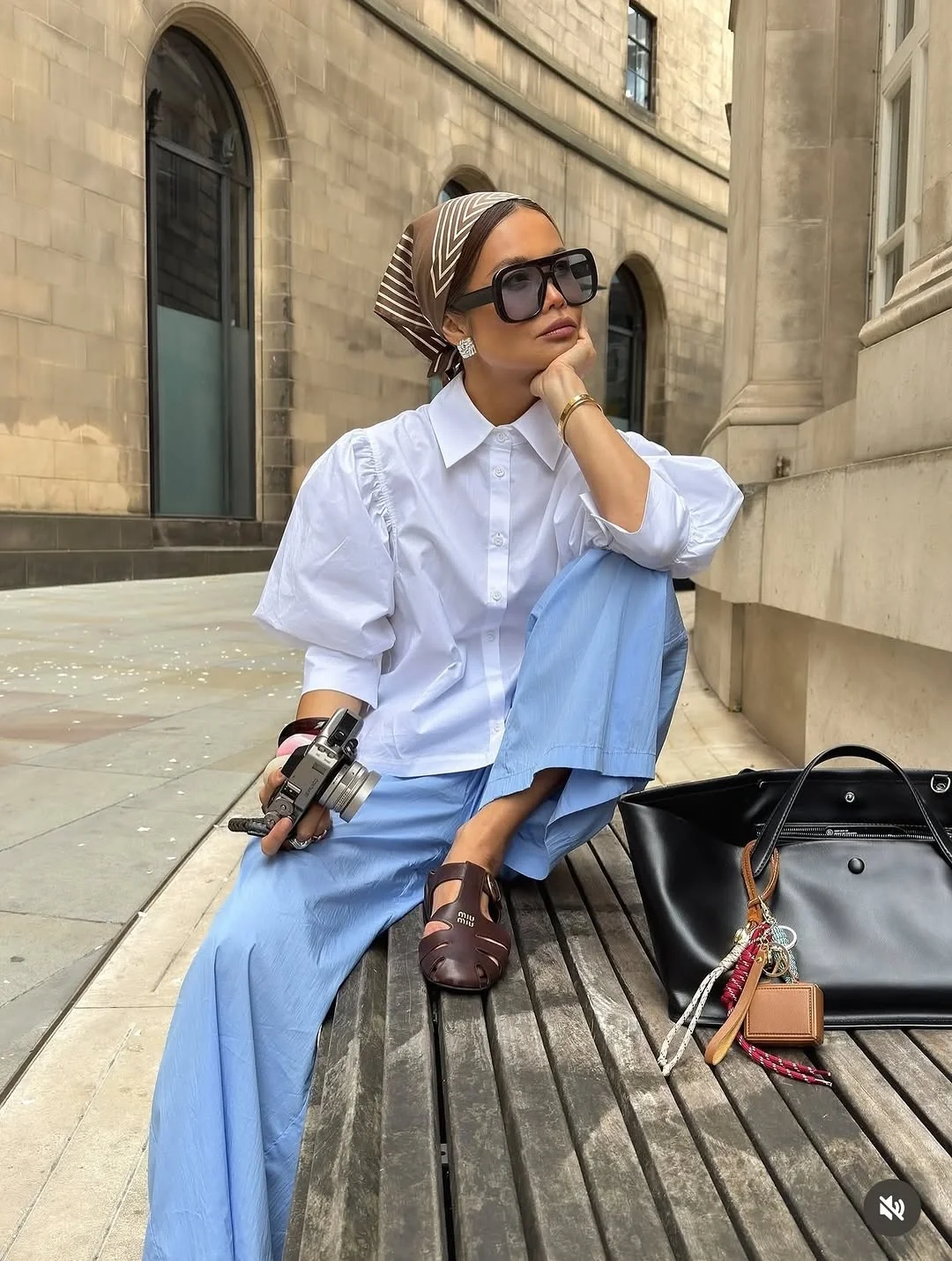 easy fall outfits 2026 Soft Blue Tailoring With Modern Chelsea Boot Energy