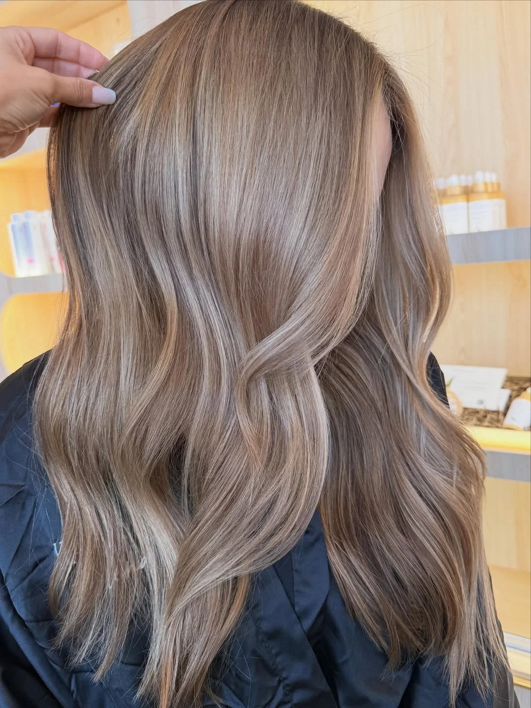 fall blonde hair colour 2026 Soft Mushroom Blonde With Seamless Balayage