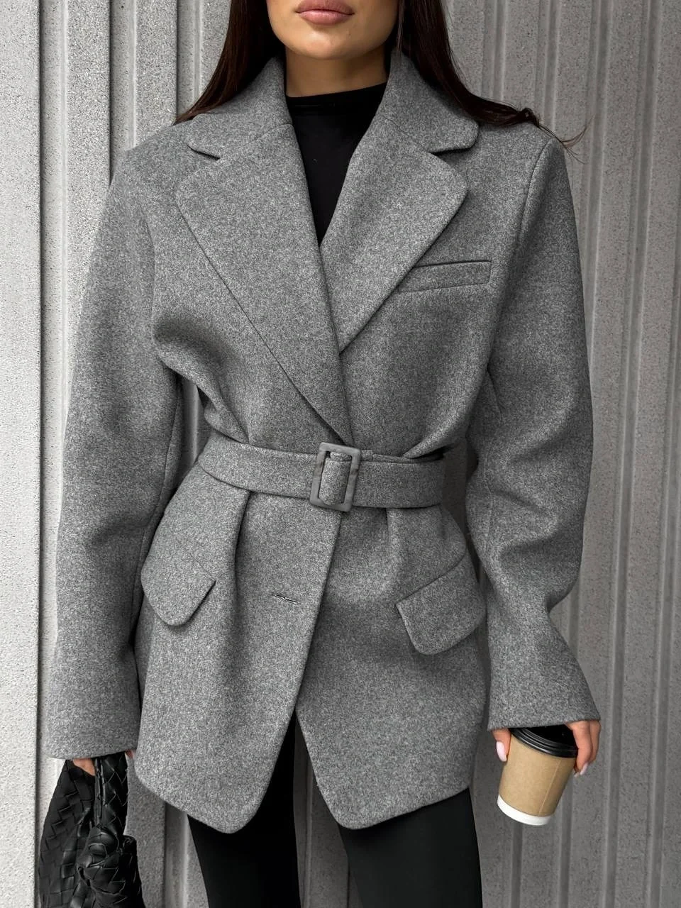 fall classy outfits women 2026 Tailored Gray Blazer With Quiet Luxury Appeal