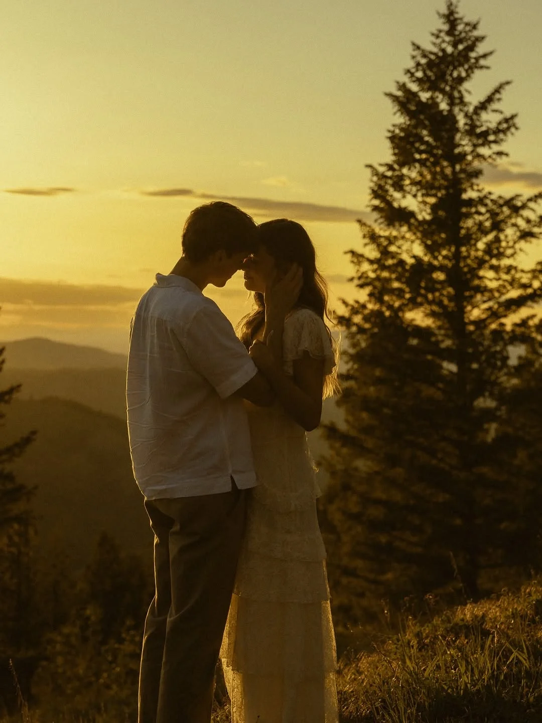 fall engagement photo outfits 2026 Golden Hour Simplicity That Never Fails