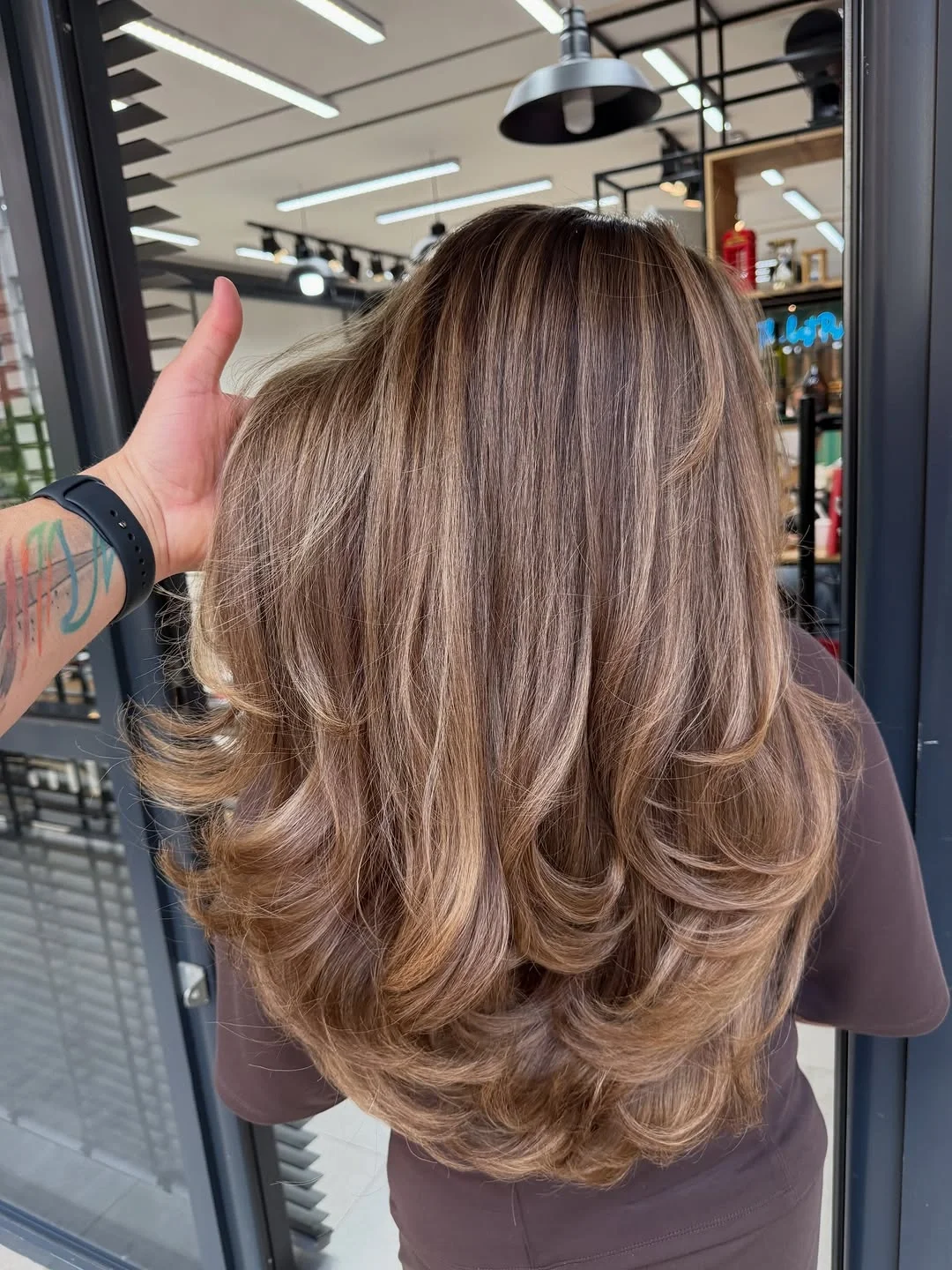fall hair colour ideas 2026 Luxury Mushroom Beige Blowout