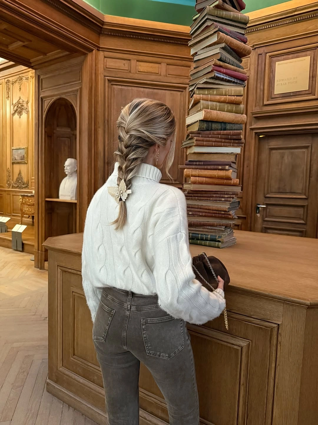 fall hairstyles 2026 Cozy Low Braid With Soft Texture